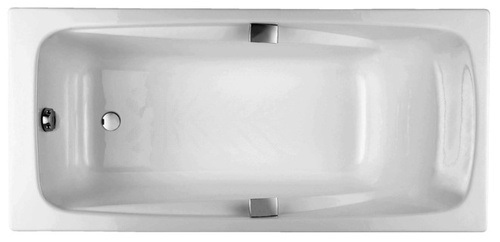 REPOS - Ванна чугунная с ручками + ножки 170 х 80 см