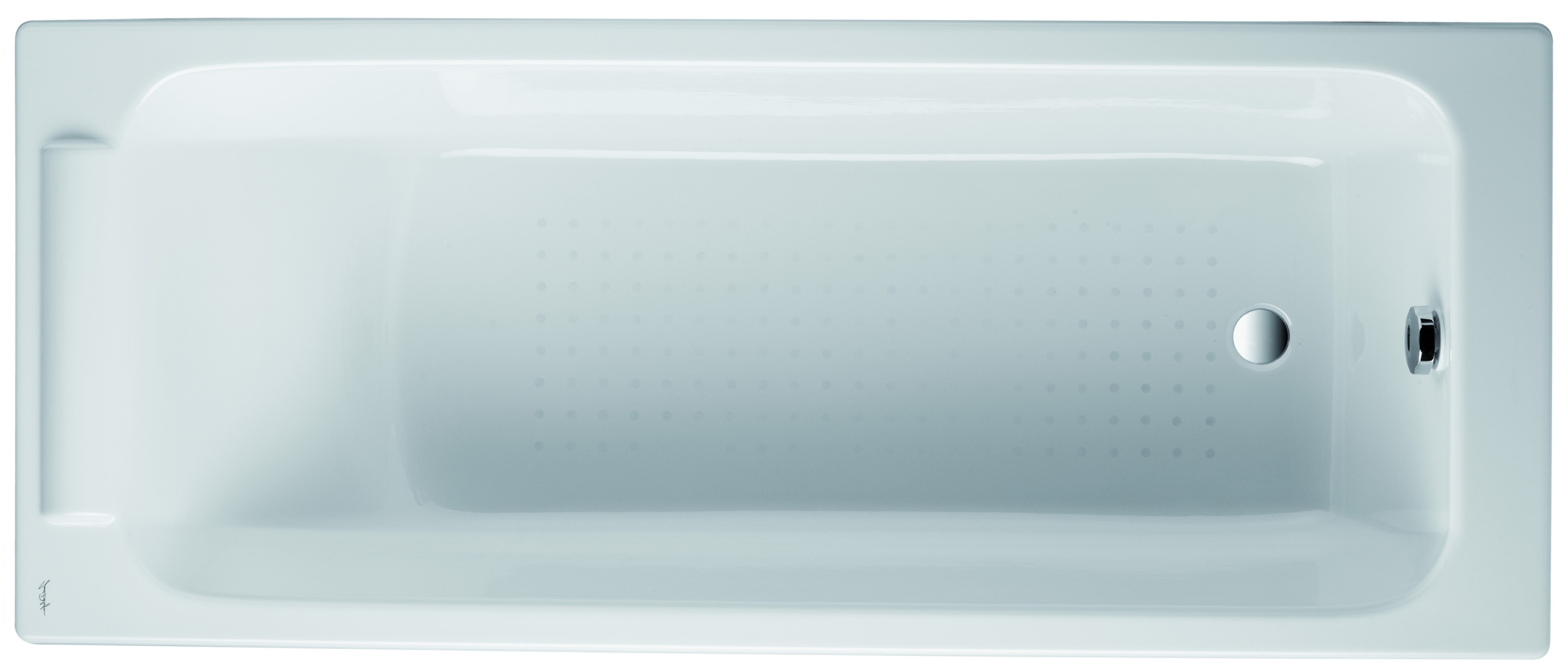 PARALLEL - Ванна чавунна без ручок з ніжками 170 х 70 см