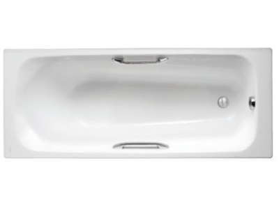 MELANIE - Ванна чавунна з ручками 170 х 70 см